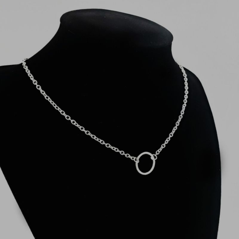 KALUNG TITANIUM WANITA ANTI KARAT LIONTIN RING