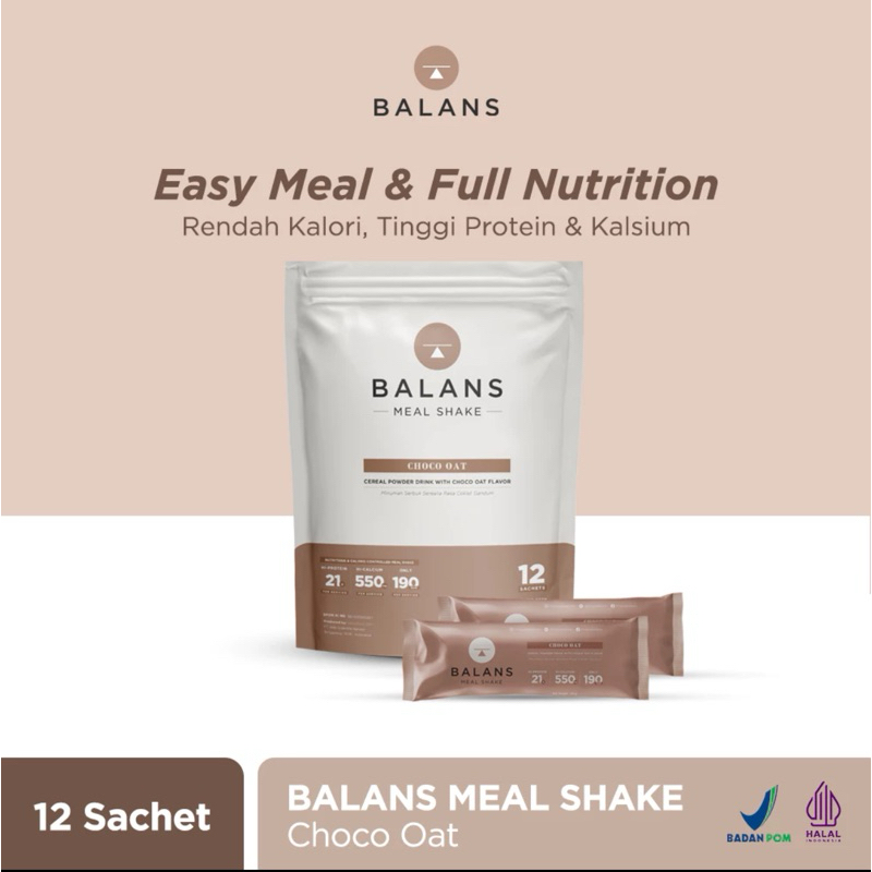 Dijual murah Balans meal shake 23sachet