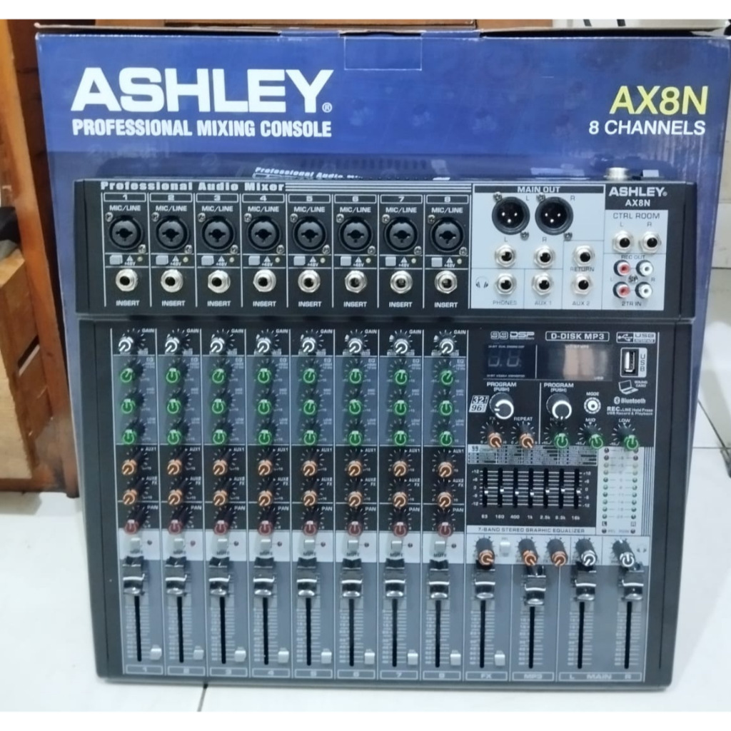 Mixer Ashley AX8N 8 Channel Original