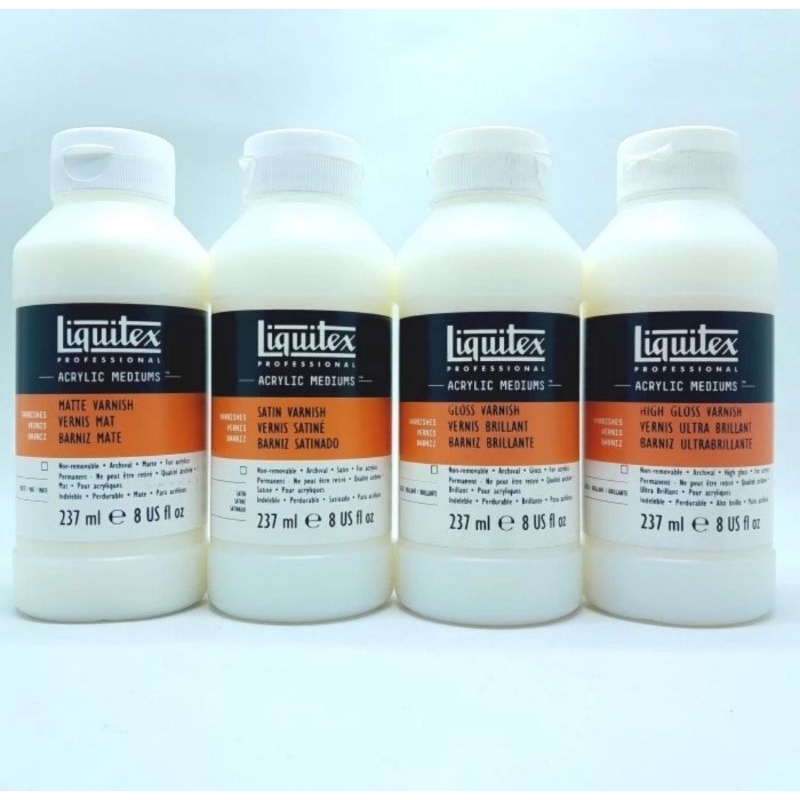 

Liquitex Professional Varnish 237 ml : High Gloss / Gloss / Satin / Matt