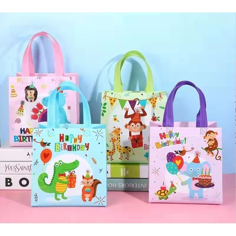 

12 pcs Goodie Bag Karakter/ Tas Karakter/ Tas Ulang Tahun