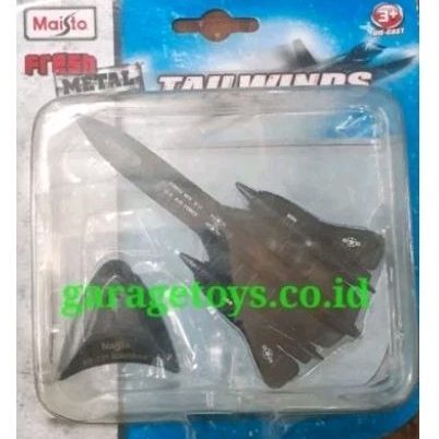 Maisto Tailwinds Diecast Pesawat Helikopter SR71 Blackbird