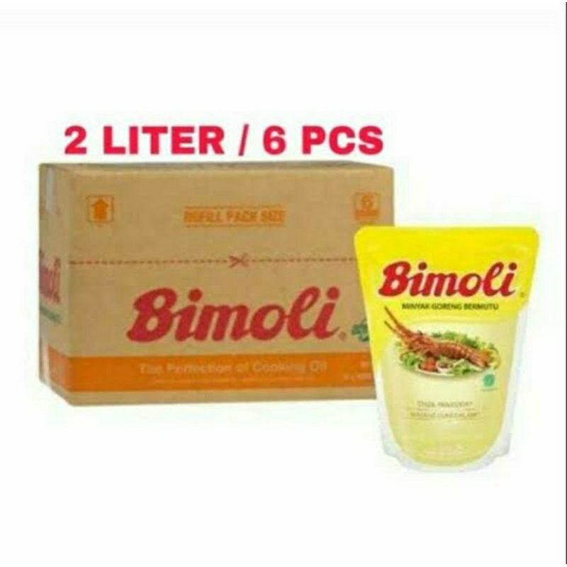 

Minyak Goreng Bimoli klasik 2L Pouch - 1 krat isi 6 pcs