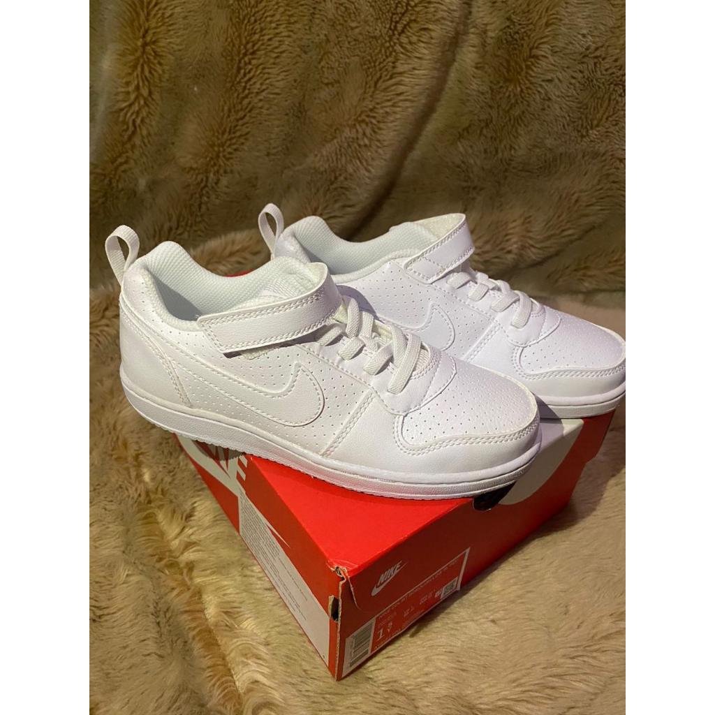 Nike Sepatu Anak Court Borough Low SL PSV - Putih EUR 33