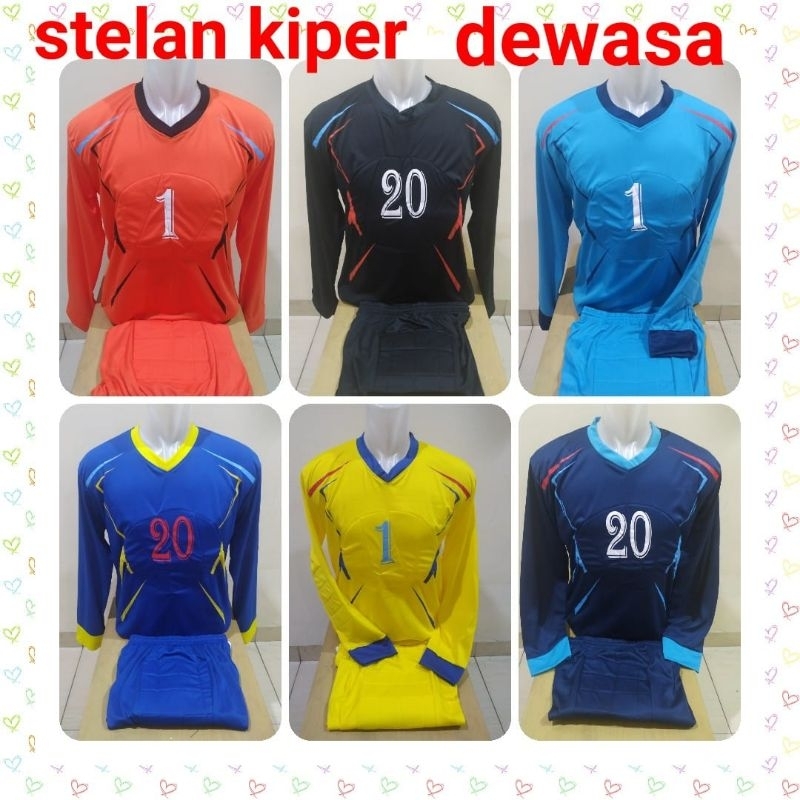 SETELAN KIPER DEWASA / BAJU KIPER / KAOS KIPER / KAUS KIPER / BAJU KIPER SEPAKBOLA