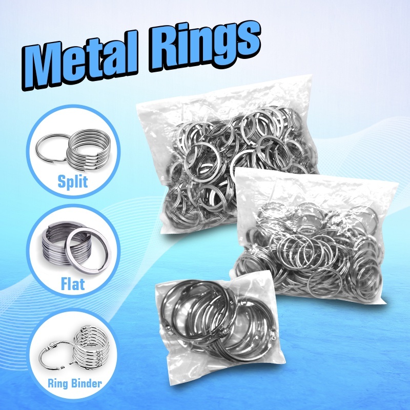 Gantungan Kunci untuk Pembuatan & Tempat Diy Terpisah 22Mm Datar 28Mm untuk Gantungan Kunci DIY