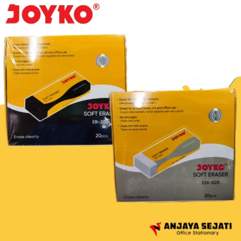 

Eraser / Penghapus Joyko 20 | Perpack (isi 20pcs)
