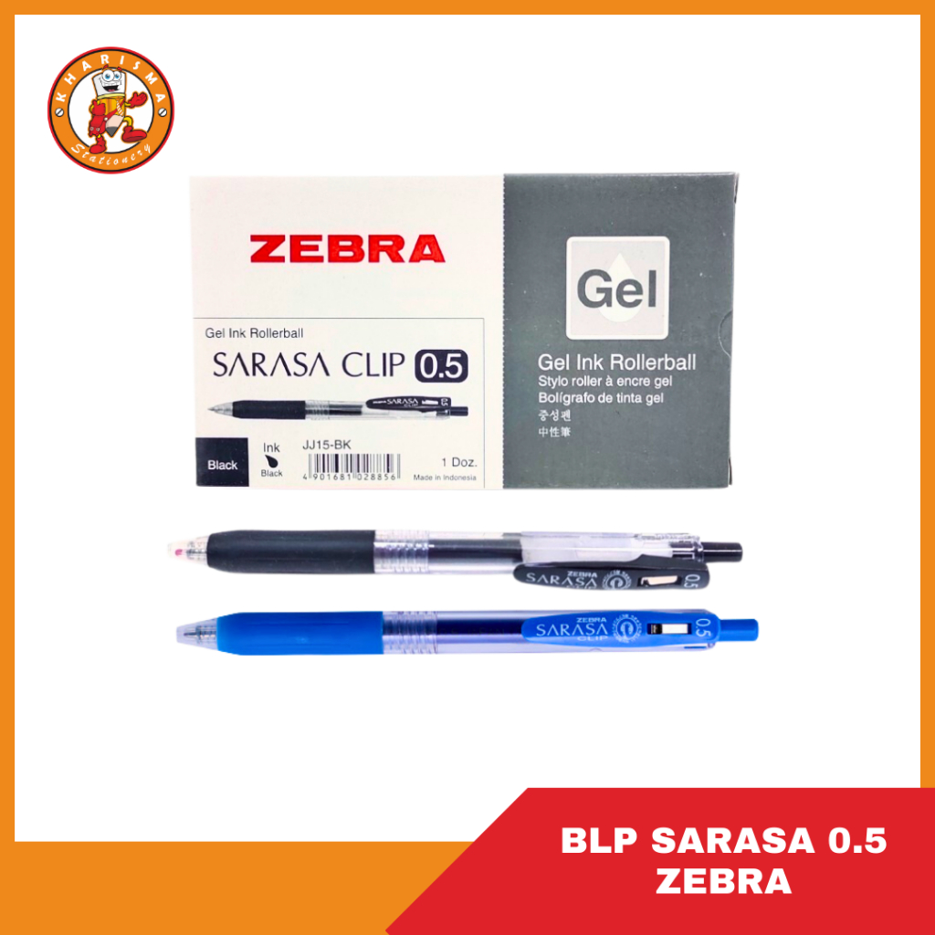BALLPOINT / PULPEN SARASA BIRU 0.5 ZEBRA (1PAK)
