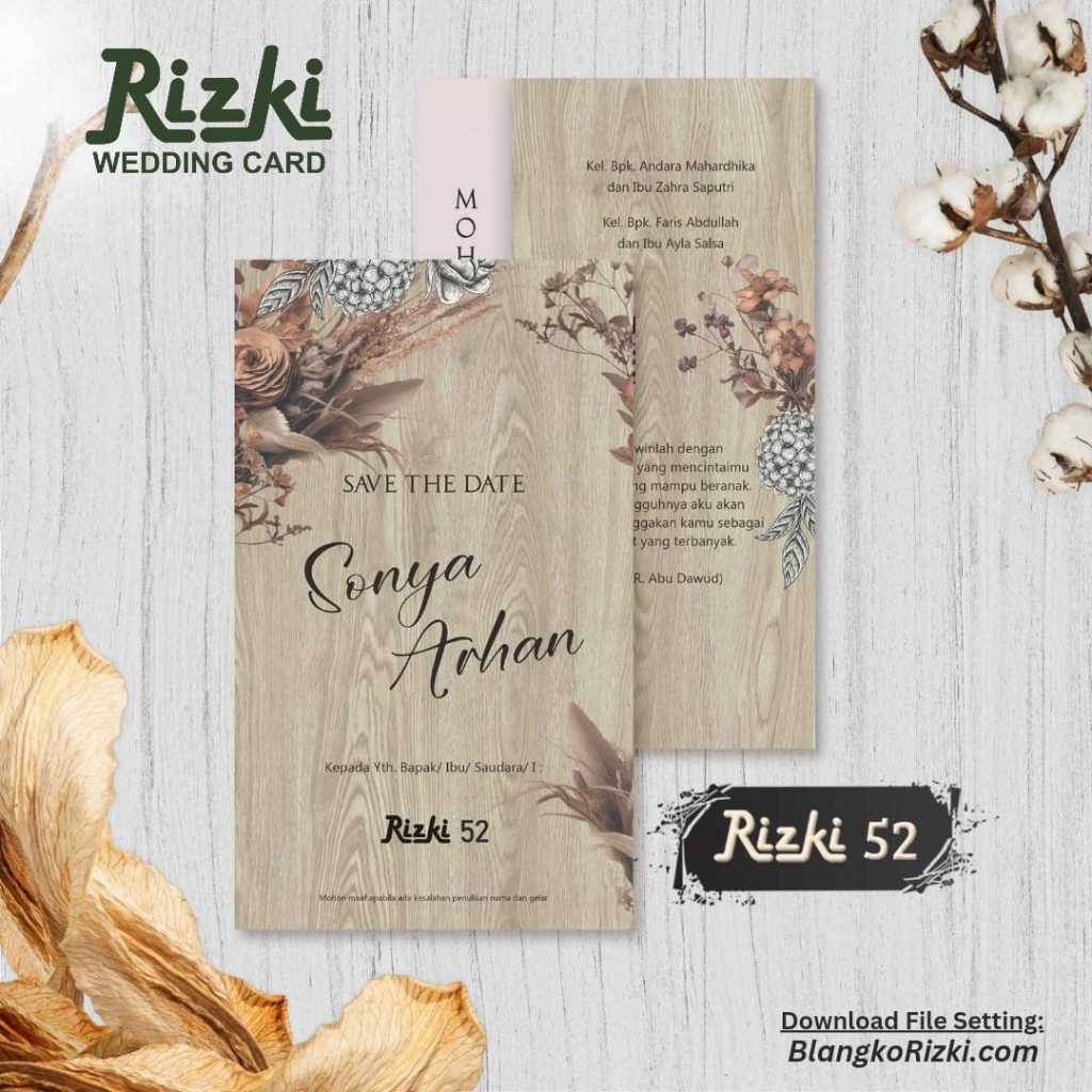 Rizki 52 Blanko Undangan
