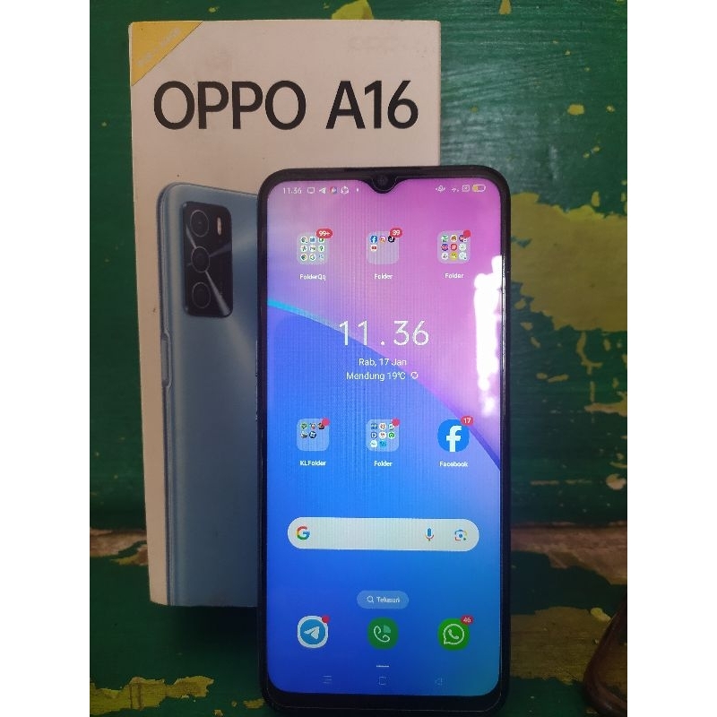 OPPO A16  RAM 4/64 SECOND