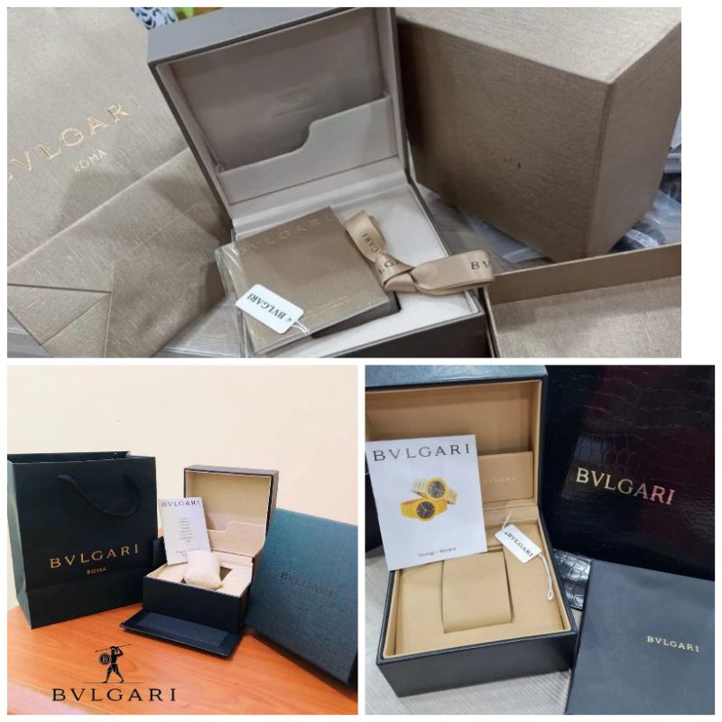 KOTAK JAM TANGAN BVLGARI ORI | BOX BULGARI ORIGINAL