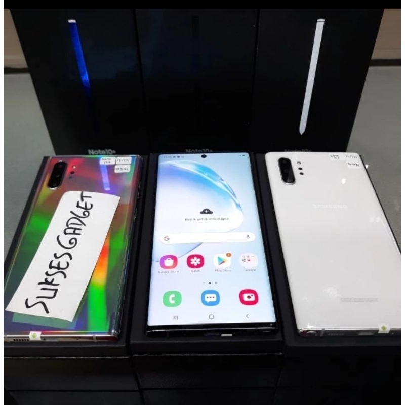 SAMSUNG NOTE 10 Plus Note 10+ Ram12/ 512GB Second Resmi Sein Lengkap Fullset Original