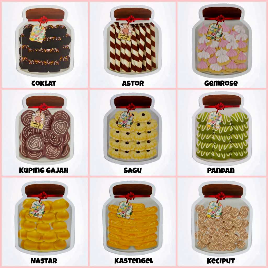 

Amplop Lebaran 3D Motif Toples Kue