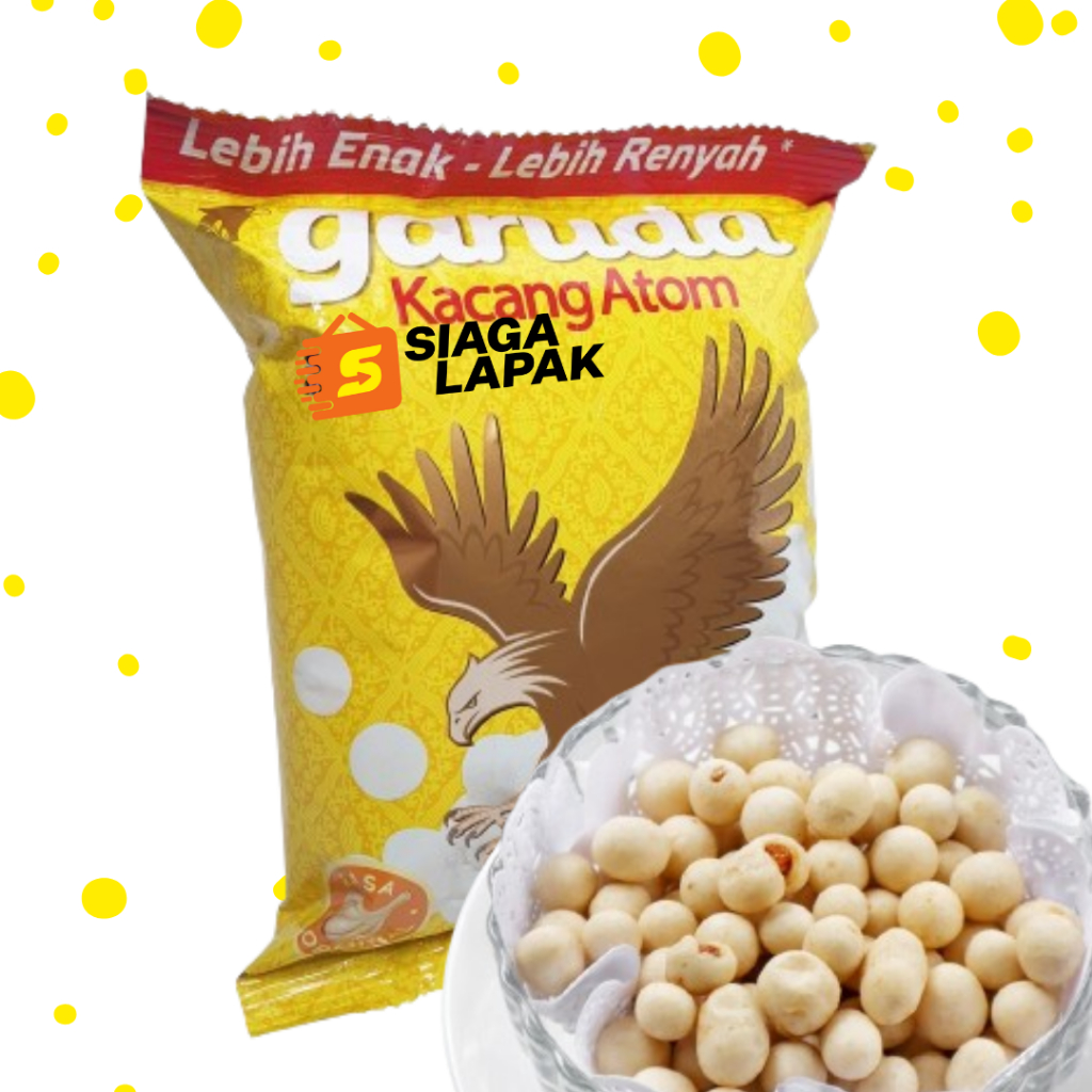 

Kacang Atom Garuda 50gr Original Shanghai Bersalut