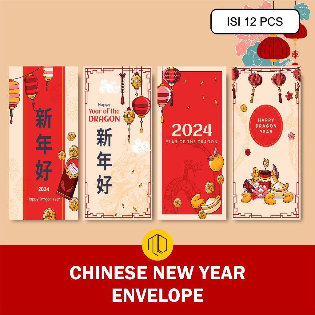 

Angpao Imlek 2024 isi 12 Pcs / Amplop / Angpao / Angpao Imlek 2024 Unik / Angpao Imlek 2024 Naga / Kertas Angpao / Amplop Angpao Imlek / Angpao Lucu Unik / Angpao Panjang 2