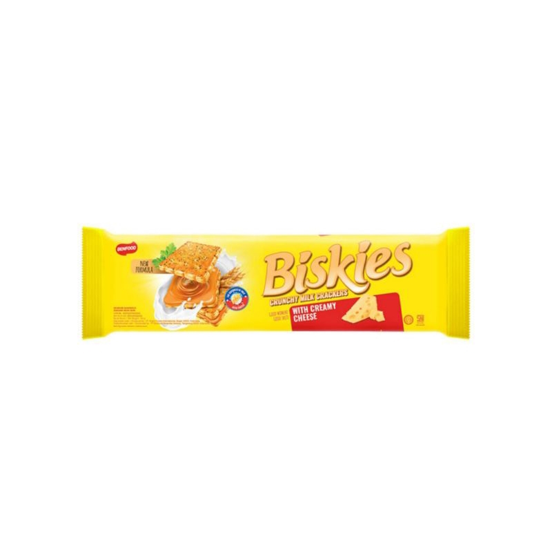 

Biskies Sandwich Crackers Biskuit 96gr / Keju / Cokelat / Vanila