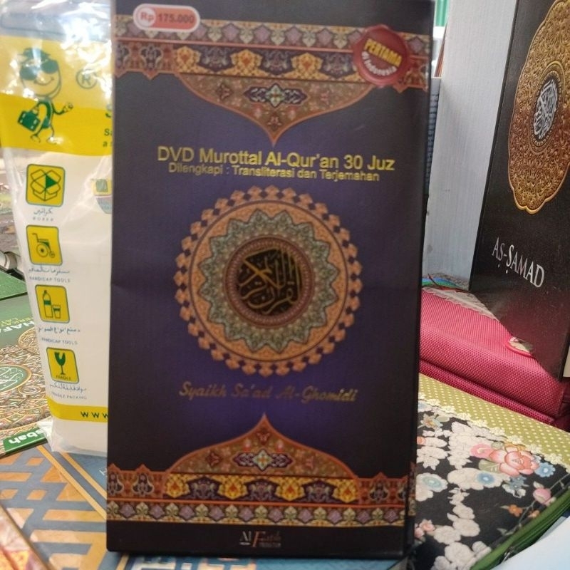DISKON dvd pket original murotal 30 juz isi 6 dvd bersama syech gomidi