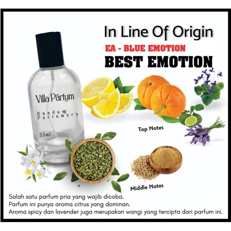 Parfum BLUE EMOTION (BEST EMOTION)Villaparfum
