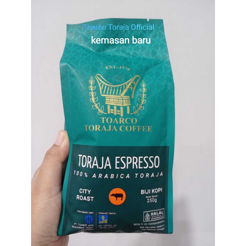 

Toarco Toraja Espresso 250gr Beans