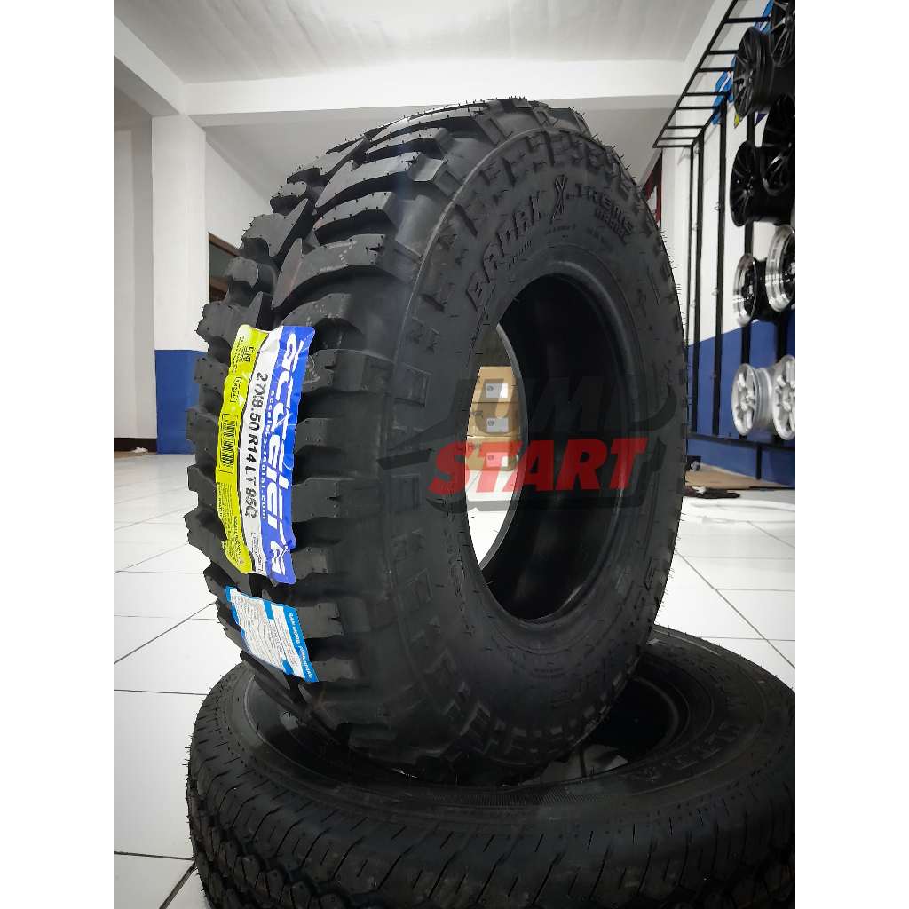 jual ban rimba ring14 ban luar mobil badax extream ukuran 27x85 tubeless ban mobil tubles pacul r14