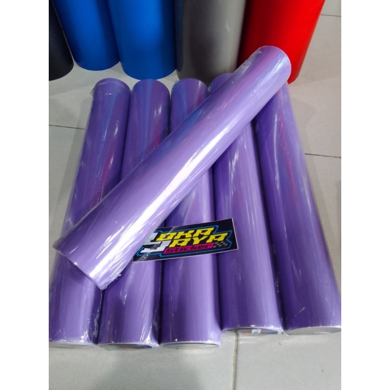 SKOTLET STICKER MOTOR MOBIL UNGU TARO GLOSSY