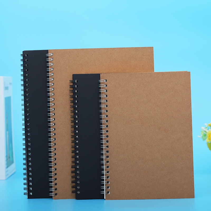 

Buku Kumparan Kertas Kraft A5 Buku Catatan Siswa Sederhana Buku catatan portabel