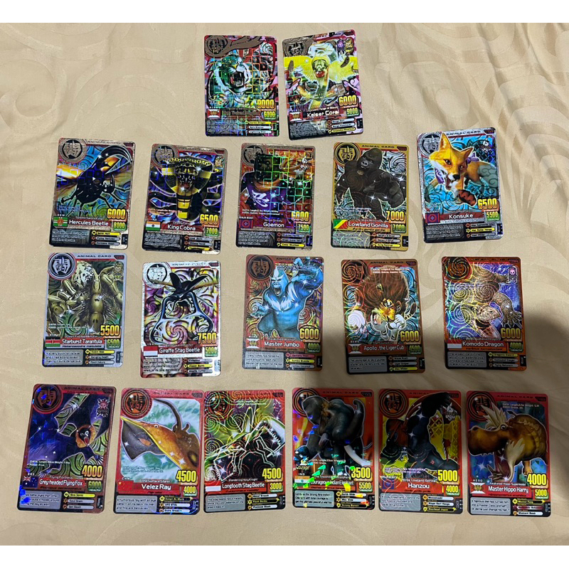 KARTU ANIMAL KAISER ULTRA RARE BUNDLE EVO 3 (NINJA ANIMAL LENGKAP FULLSET)