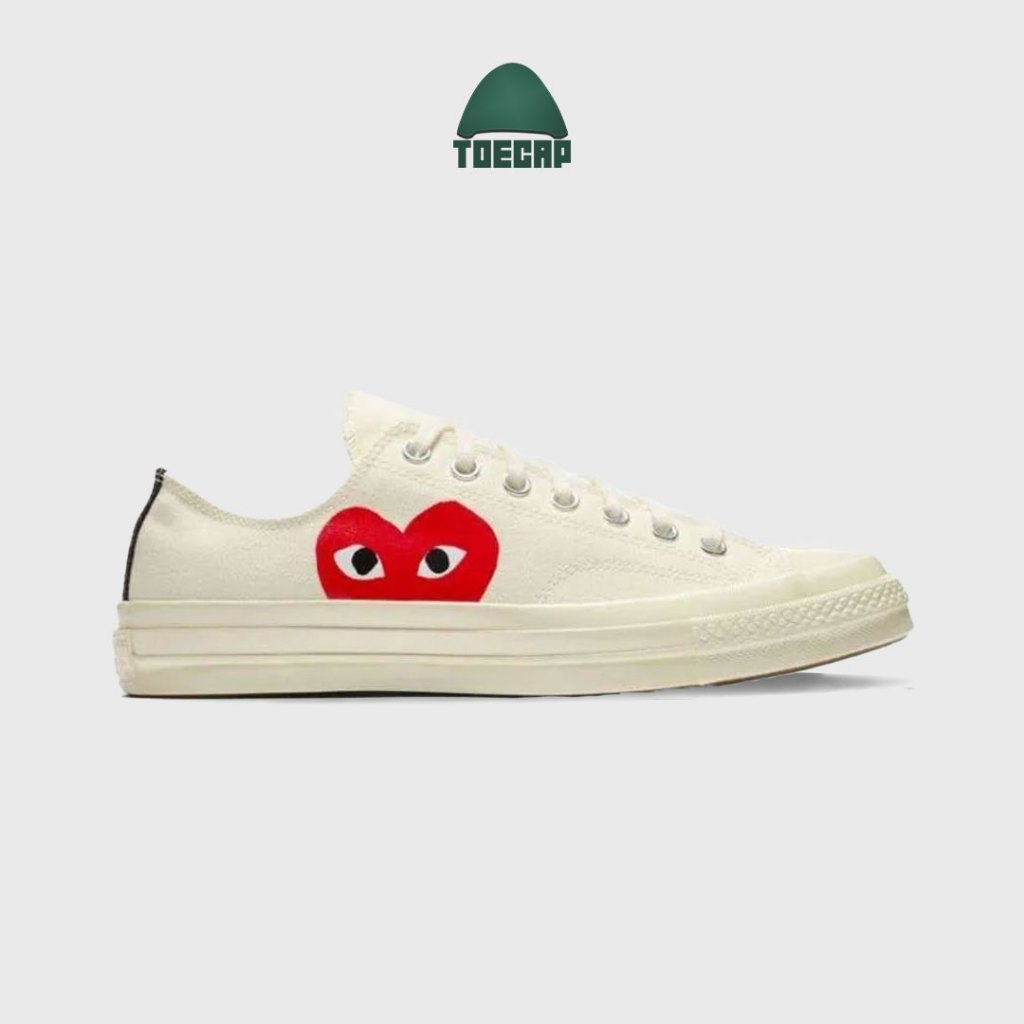 Converse Chuck Taylor 70s x CDG PLAY Low White