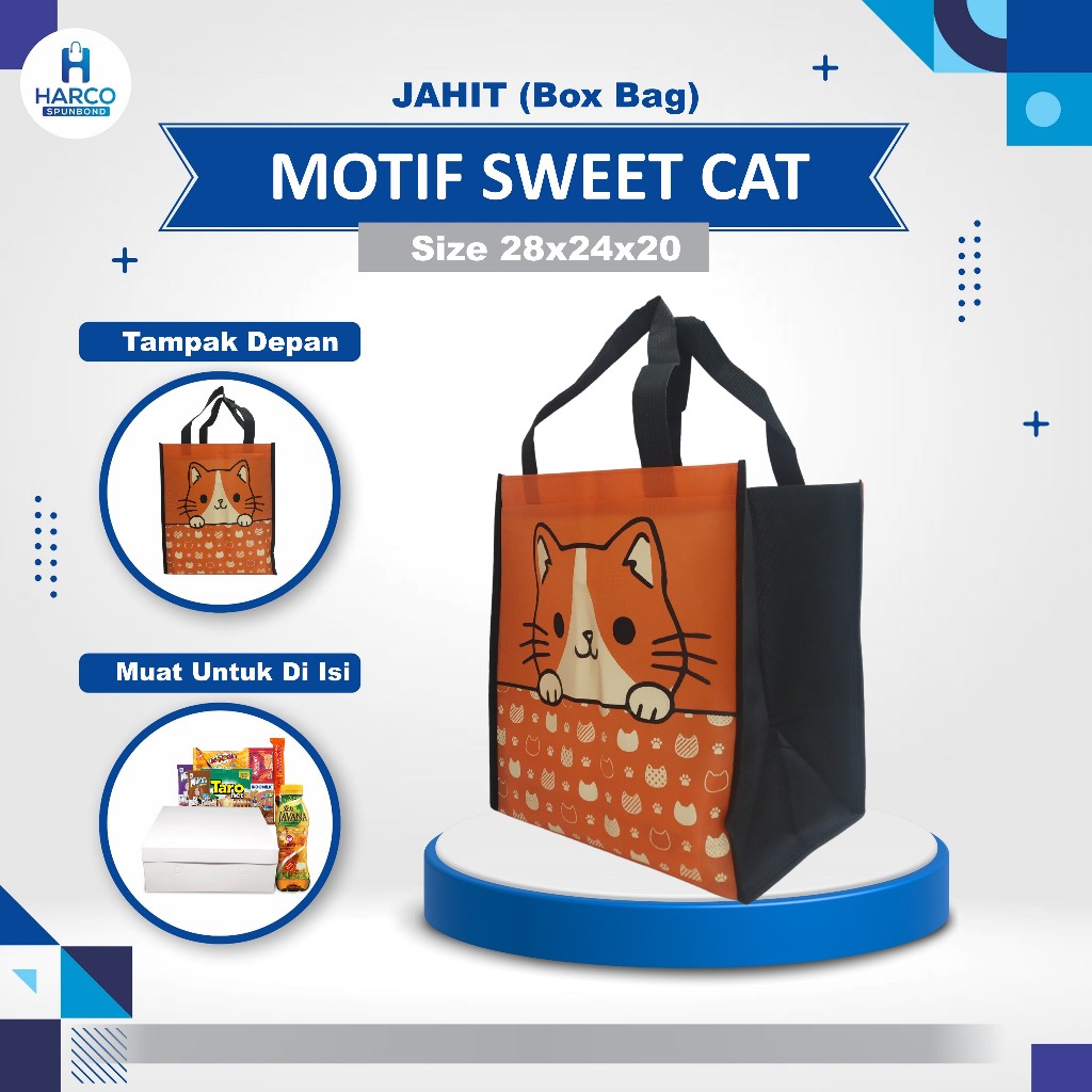 

Tas Spunbond Kotak Nasi Animal | Tas Animal Birthday | Tas Souvenir Birthday Party | Goodie Bag Birthday Uk. 28x24x20 cm