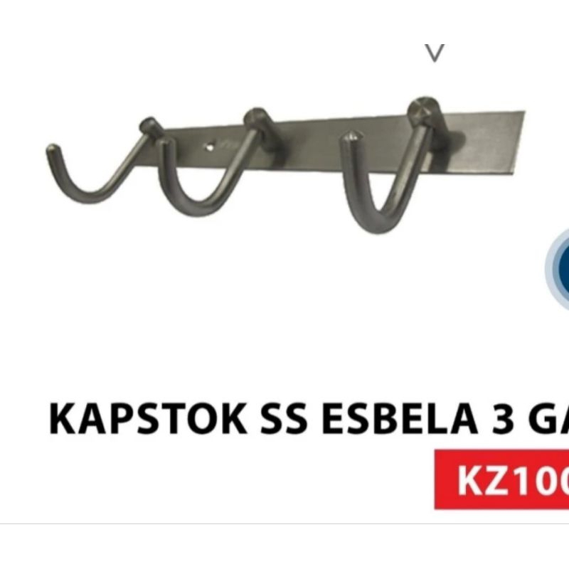 Gantungan Baju 3 kait/Kapstok Baju 3 Kait