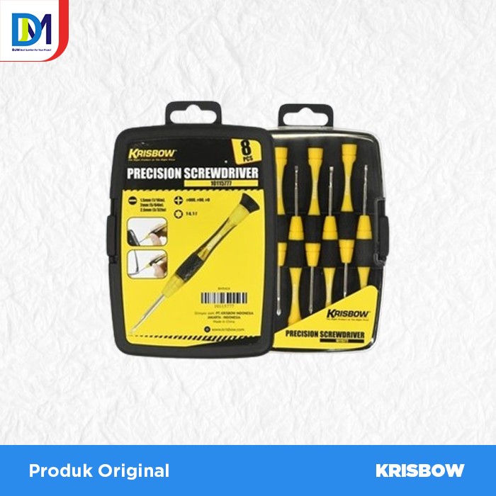 Set Obeng Presisi 8 Pcs Krisbow Produk Original