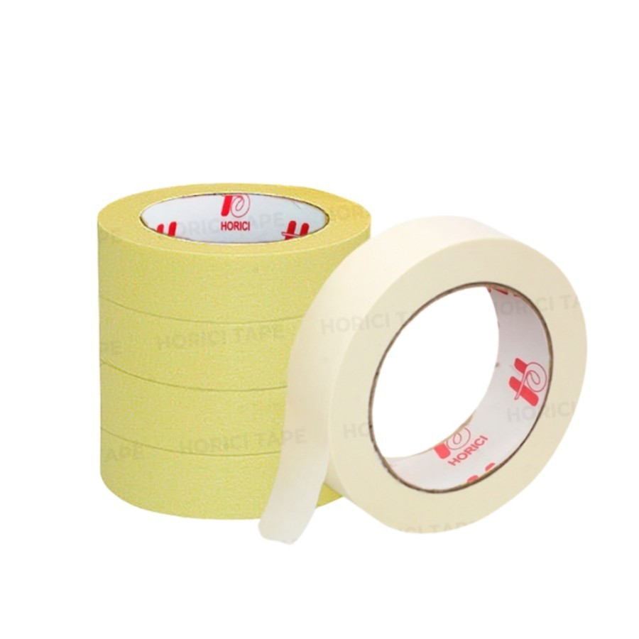 Lakban Kertas Merk Horici 24mmx25y Perekat Industrial Peripherals Lem Masking Tape Selotip Isolasi P