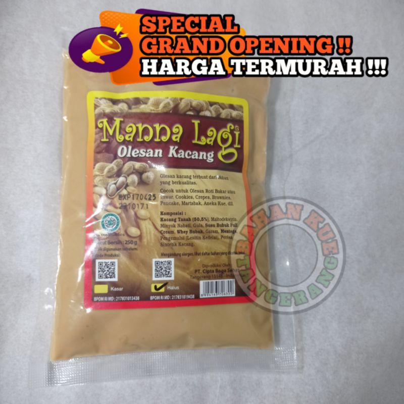 

Selai Kacang Manna Lagi 250 gr produk original