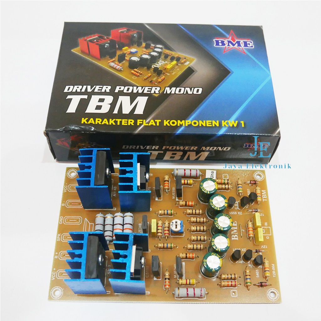 KIT Driver Power Amplifier Mono TBM Karakter flat BME