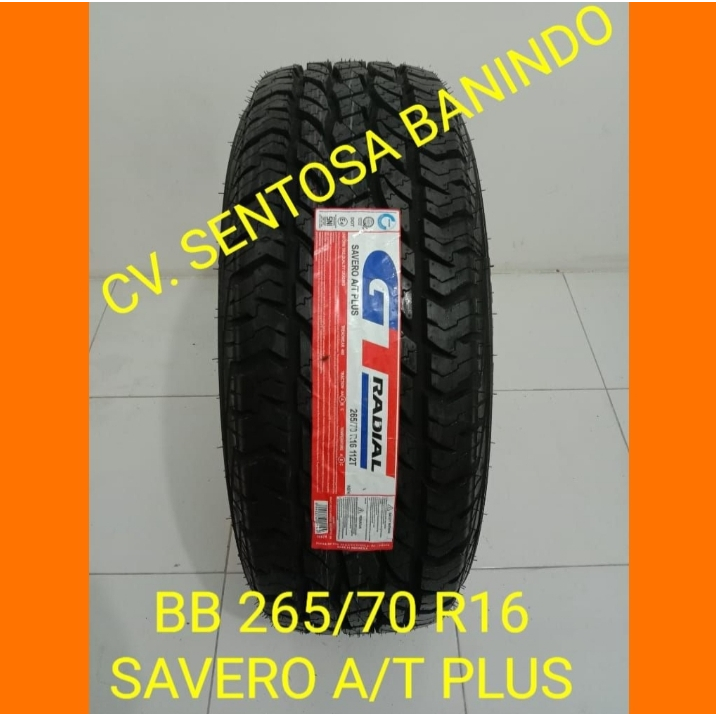 BAN BARU 265/70 R16 GT SAVERO A/T PLUS