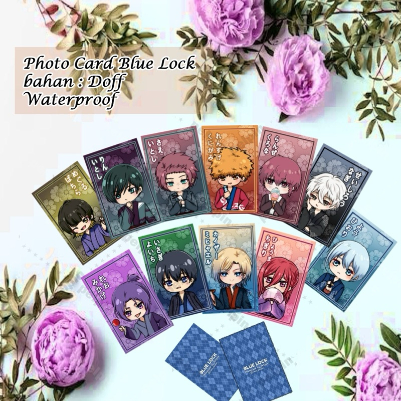 photo card anime  fanmerch blue lock Bluelock photocard rin itoshi sae reo mikage nagi seishiro chig