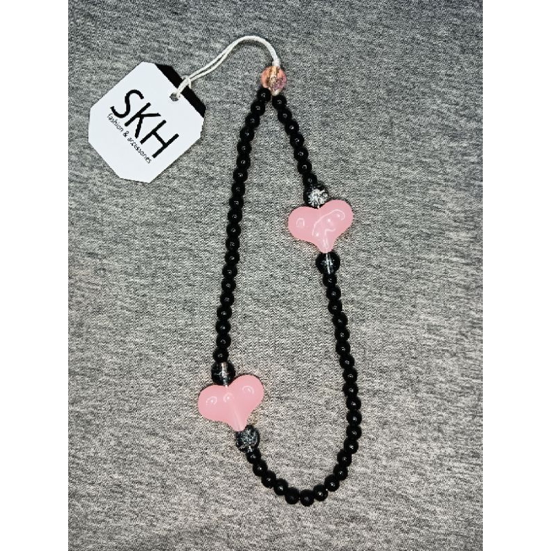 strap phone/gantungan handphone lucu gemas couple jennie black pink