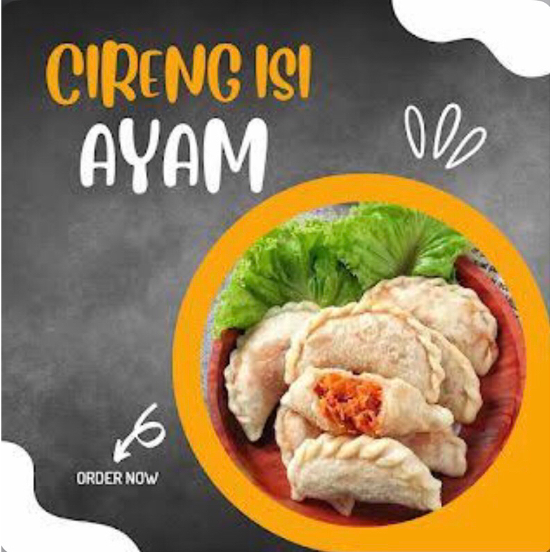 

Cireng isi ayam suwir