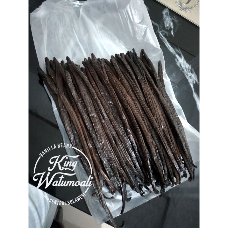 

VANILLA BEANS/ VANILI KERING PLANIFOLIA GRADE A 1000gr, 16-18CM