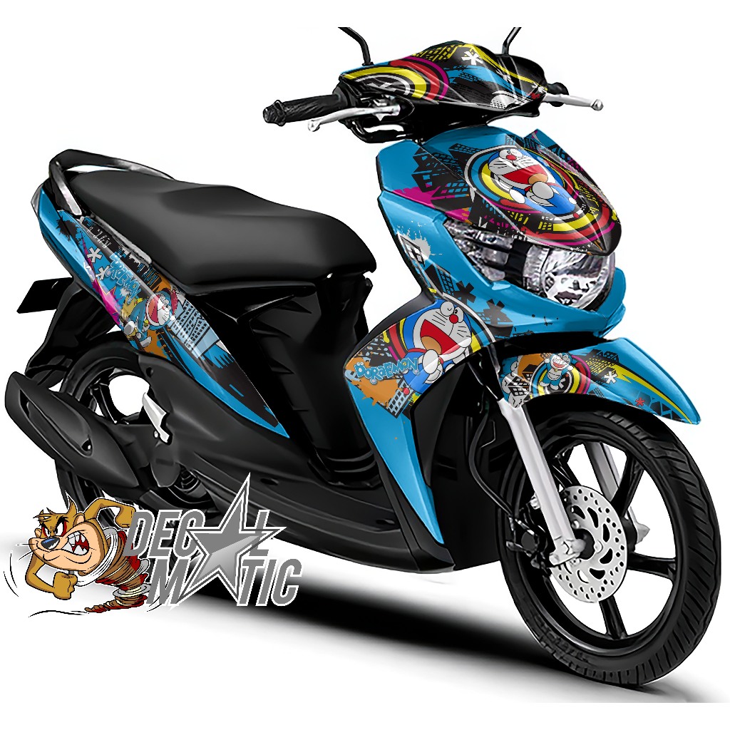 Decal Full Body Mio Soul GT 115 Full Body Decal Soul GT 125 Full Body Striping Mio Soul - Doraemon 3