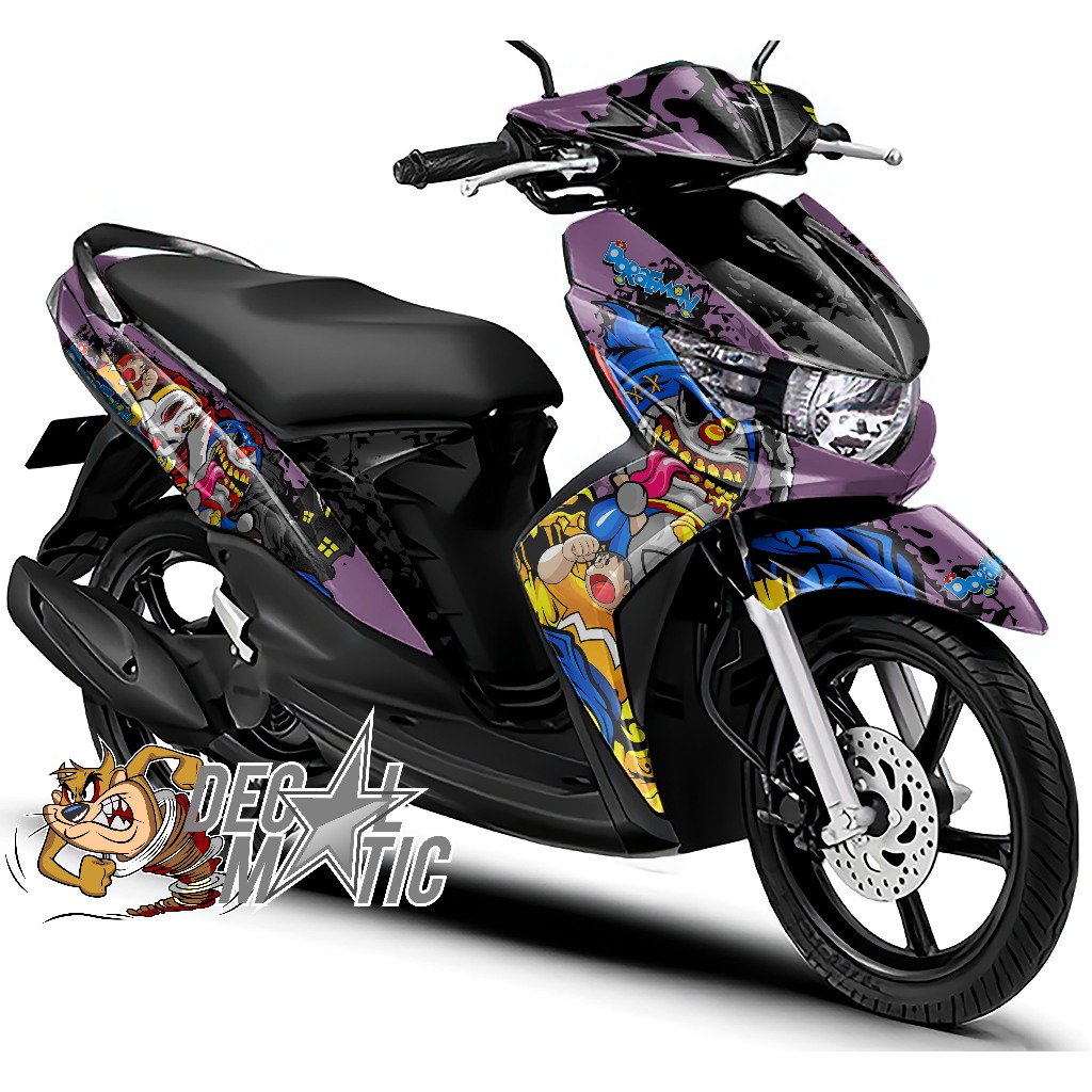 Decal Full Body Mio Soul GT 115 Full Body Decal Soul GT 125 Full Body Striping Mio Soul - Dortaemon 