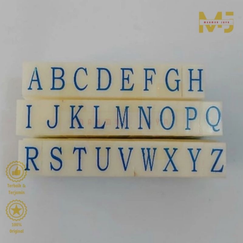 

Stempel Huruf Alphabet Stempel Karet S5 Model Huruf Bongkar Pasang