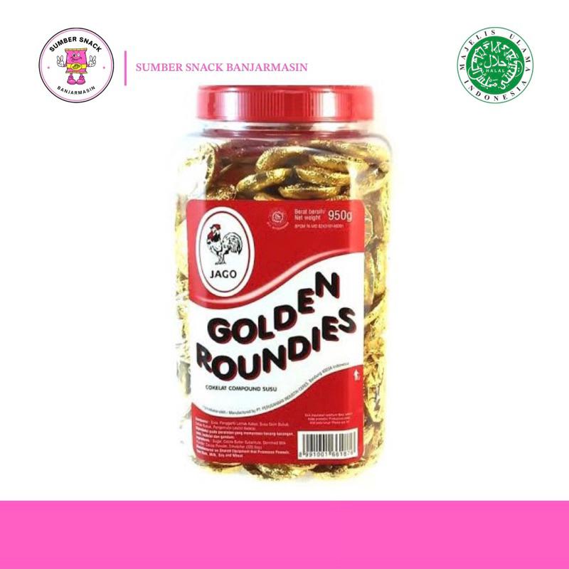 

Jago Golden Roundies Cokelat Compound Susu Manis (250g)