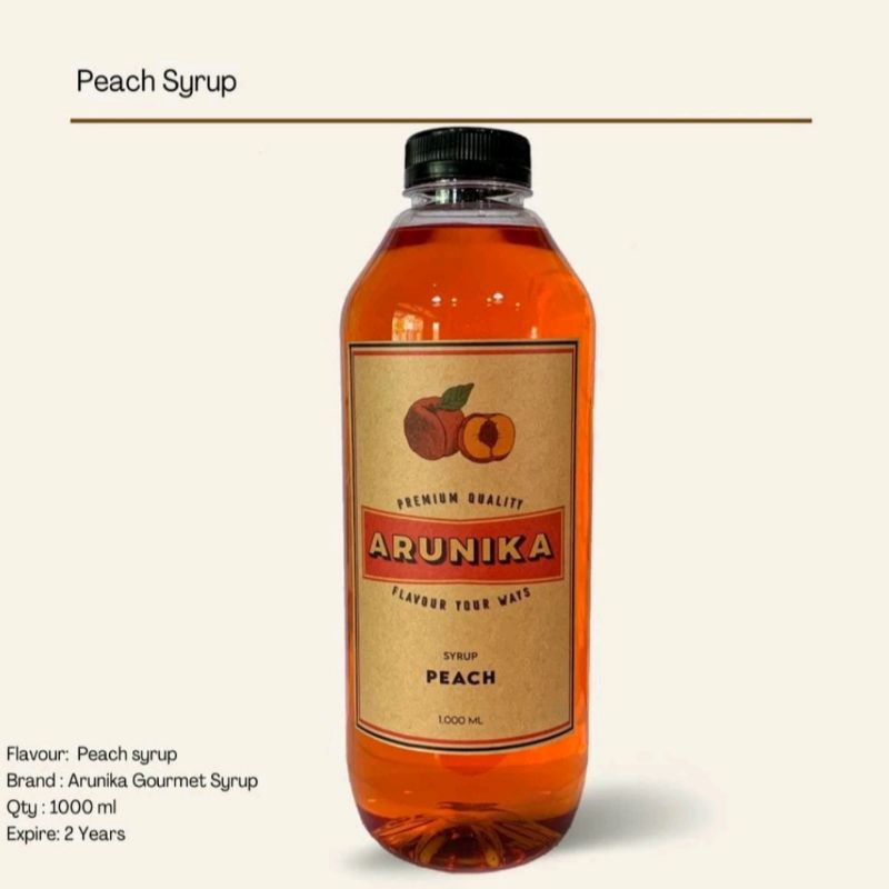 

Peach Arunika Syrup 1 Liter