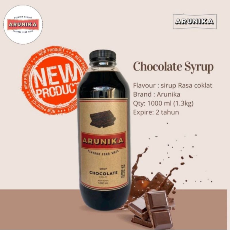 

Chocolate Arunika Syrup 1 Liter