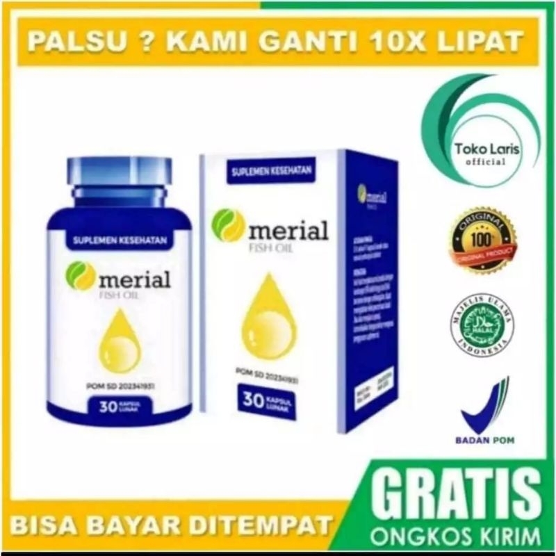 Merial Red Pine Korea Asli Original Minyak Ikan Dengan Ekstrak Pinus Merial Red Pine