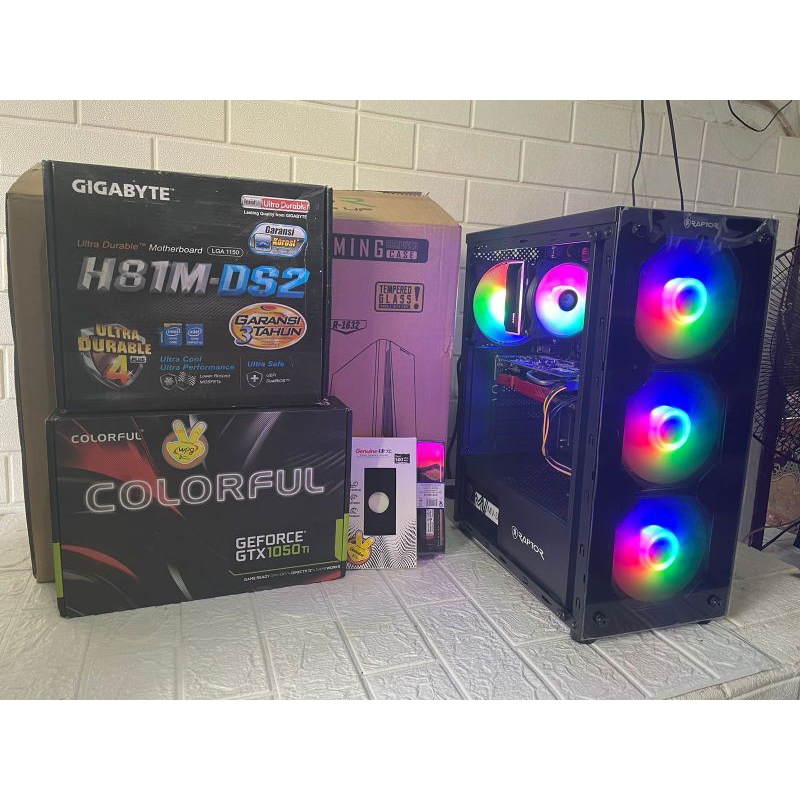 PC Gaming i5 4590 GTX 1050ti 4GB