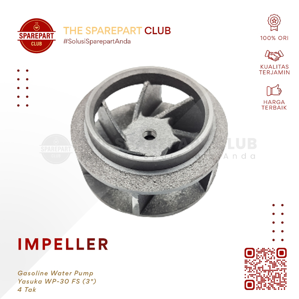Kipas Impeler Impeller Alkon Mesin Pompa Air Keong Yasuka WP 30 FS