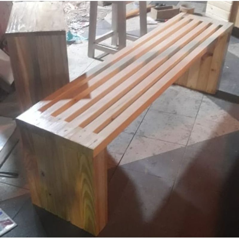 Kursi Panjang Kayu Jati Belanda | Kursi | Kursi Warung | Kursi Toko | Kursi Warkop | Kursi Taman | K