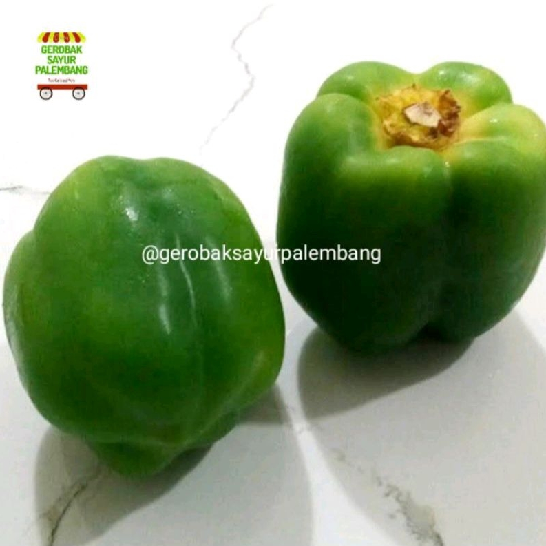 

Paprika Hijau per buah Gerobak Sayur Palembang